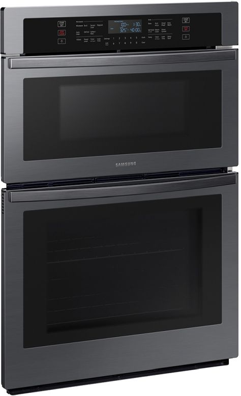 Samsung 30" Fingerprint Resistant Black Stainless Steel Oven/Microwave Combo Electric Wall Oven-3