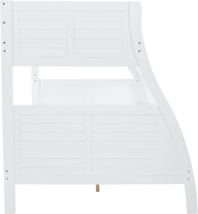 Powell® Easton White Twin/Full Bunk Bed-1