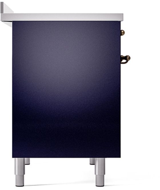 Ilve® Nostalgie II Series 40" Midnight Blue Pro Style Induction Range-3