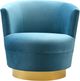 TOV Furniture Noah Lake Blue Swivel Chair-0
