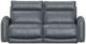Catnapper® Nico Silver/Twilight Power Headrest Reclining Sofa-1