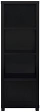 Coaster® Jupiter Black Media Tower Bookcase with Storage Cabinet-2