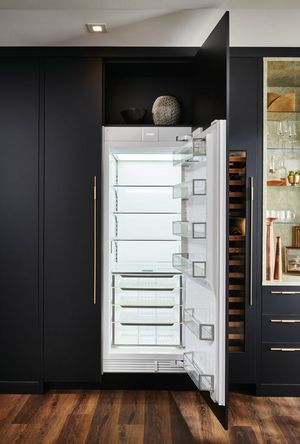 front view of the Sub-Zero® Designer Series 30 in. 17.5 Cu. Ft. Panel Ready Counter Depth Column Refrigerator