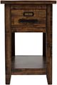 Jofran Inc. Cannon Valley Brown Chairside Table-3
