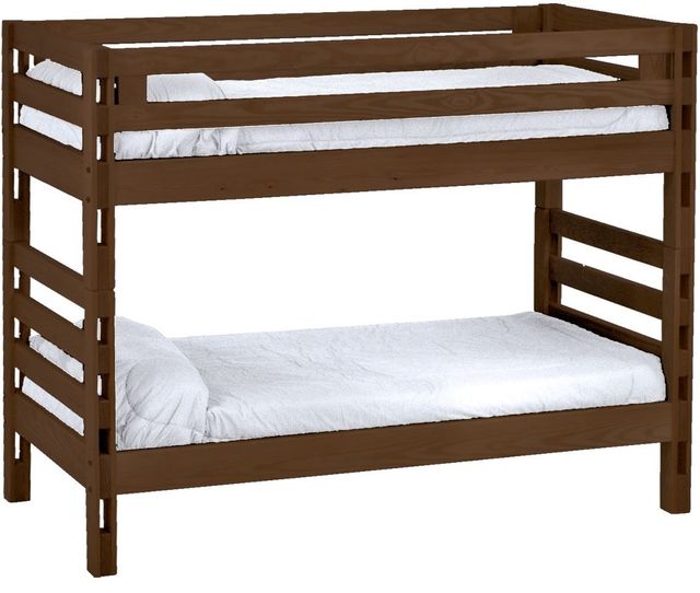 Crate Designs™ Furniture Brindle Twin/Twin Timber Frame Bunk Bed-0
