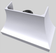 Vent-A-Hood® Designer Series 54" White Wall Mounted Range Hood-4