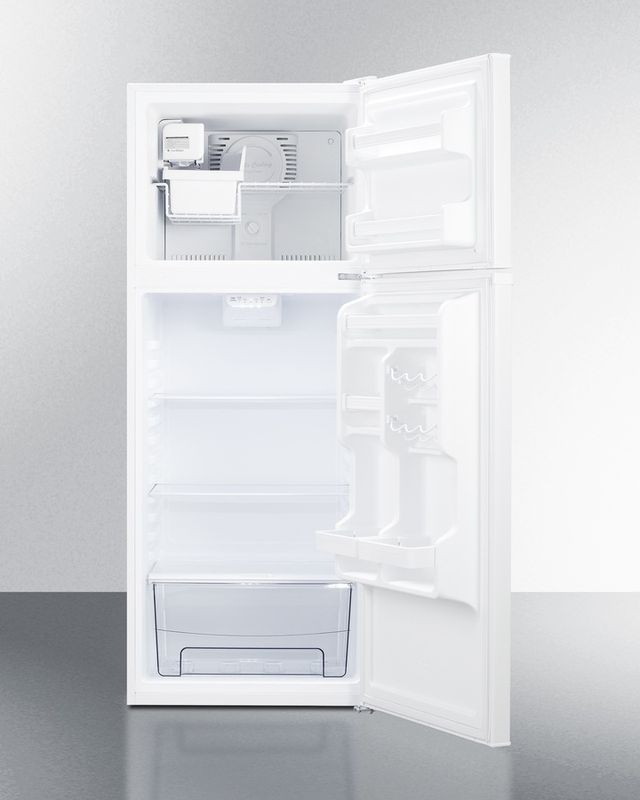 Summit® 10.0 Cu. Ft. White Top Freezer Refrigerator With Icemaker-2