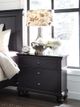 aspenhome® Oxford Rubbed Black Nightstand-1