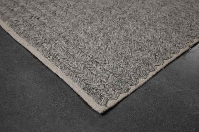 Renwil® Fina Classics Grey 7'9" X 9'8" Area Rug-1