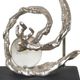 Crestview Collection Avalon Aluminum/White Exotic Curved Branch Table Lamp -1