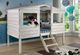 Donco Kids Beach House Rustic Sand Youth Twin Low Loft Bed-1