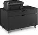 BDI Modica® 6347 Mobile File Pedestal-Charcoal Stained Ash-1