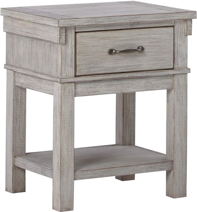 Signature Design by Ashley® Hollentown Whitewash Night Stand-0