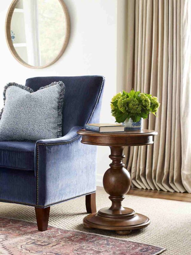 American Drew® Berkshire Pearson Warm Cognac Round End Table-1