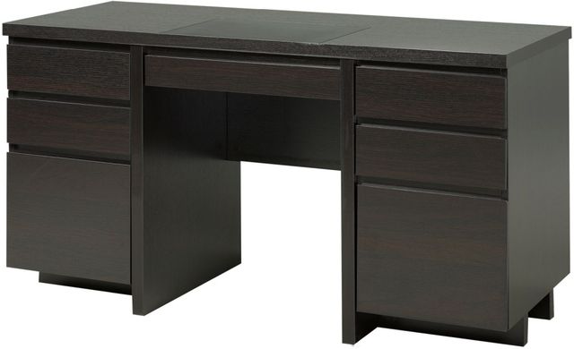 Brassex Inc. Red Cocoa Office Desk-2