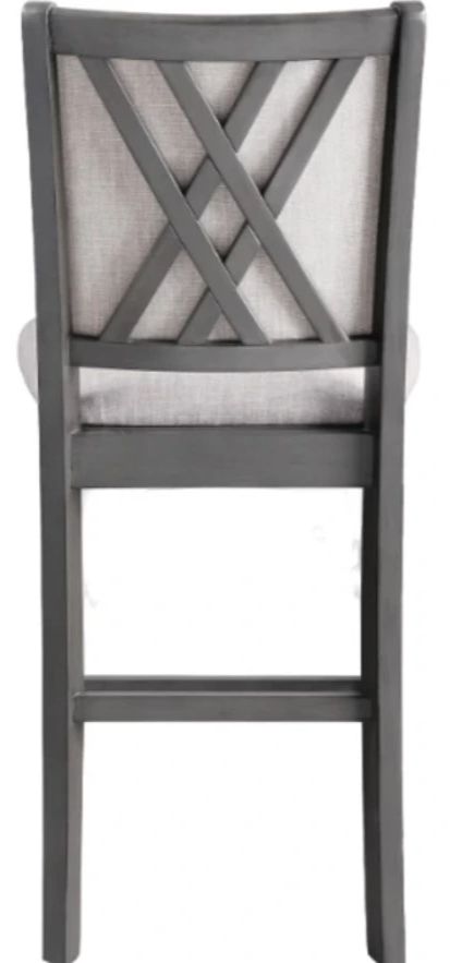 New Classic® Home Furnishings Amy 2-Piece Gray Counter Stool-4