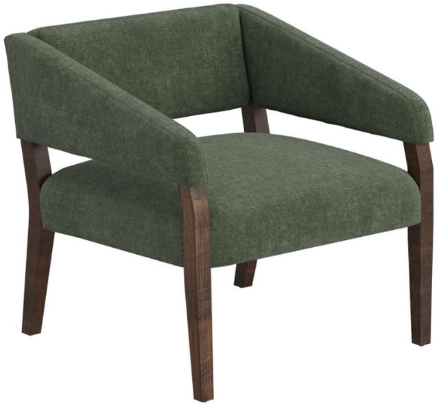 International Furniture Direct Murcia Olive/Lacquer Brown Accent Chair-0