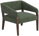 International Furniture Direct Murcia Olive/Lacquer Brown Accent Chair-0