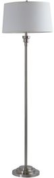 Surya Bingham Nickel Floor Lamp-0