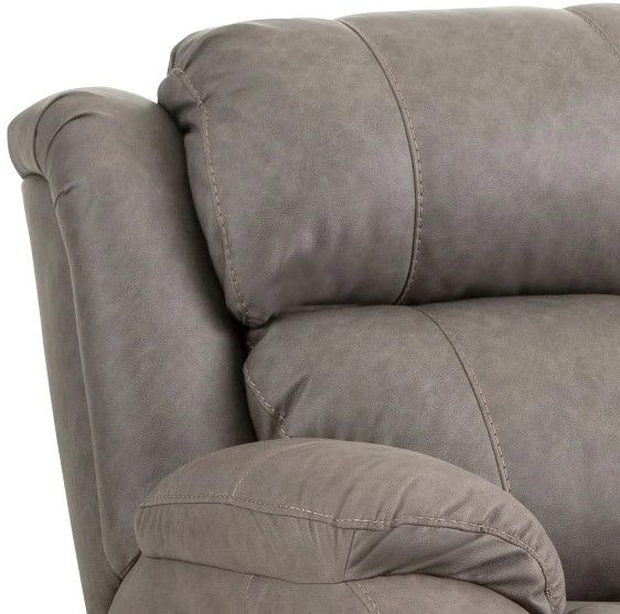 HomeStretch Fairbanks Gray Power Reclining Loveseat-1