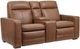 Flexsteel® Dutch Cortado Brown Power Reclining Loveseat with Console-0
