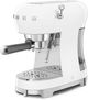 Smeg Retro-style White Manual Espresso Machine-3