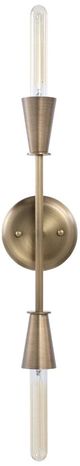 Renwil® Mariana Dark Antique Brushed Brass Wall Sconce-2