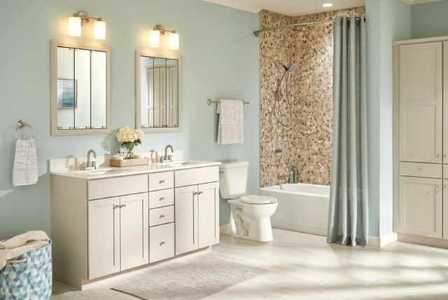Peerless Precept® Brushed Nickel Tub and Shower Trim-1