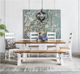 A & B Home Gray Wood Chandelier-4