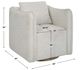 Uttermost® Corben White Swivel Chair-2