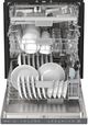 Sharp 24” Stainless Steel Built-In Top Control Dishwasher with Auto Door Open and Pocket Handle-1