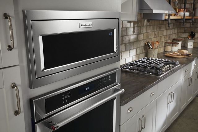 KitchenAid® 1.1 Cu. Ft. Stainless Steel Built In Microwave-4