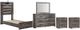 Signature Design by Ashley® Drystan 5-Piece Brown Twin Panel Bed Set-0
