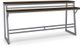 Amisco Customizable Crawford Walnut Veneer Console Table-0