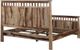 Porter International Designs Kalispell Natural Queen Panel Footboard/Headboard-3