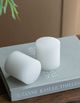 A & B Home 2-Piece White Candle Set-1