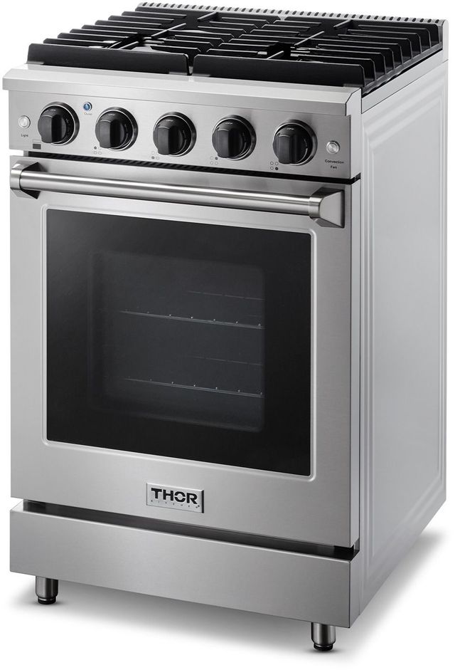 Thor Kitchen® 24" Stainless Steel Pro Style Gas Range-1