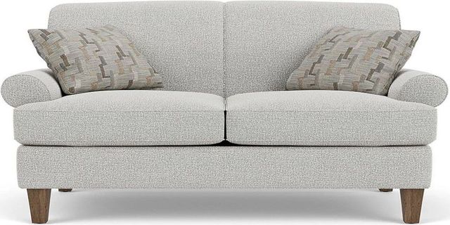 Flexsteel® Venture Silver Glacier Loveseat-1