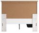 Signature Design by Ashley® Makidern Whitewash Queen Panel Bed with 4-Drawer Storage-2
