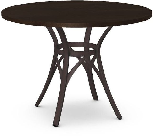 Amisco Customizable Kai Round Table  with 42" Birch Veneer Table Top-0