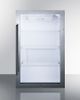 Summit® 3.13 Cu. Ft. Stainless Steel Frame Shallow Depth Indoor/Outdoor Beverage Cooler-0