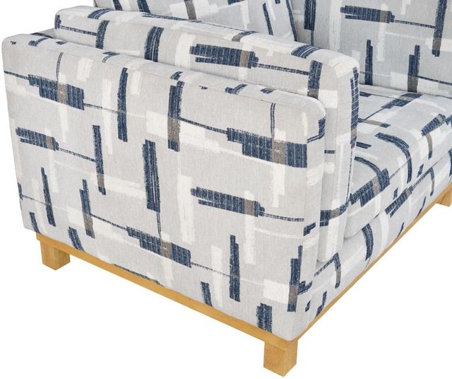 Legends Home Dovetail Blue/Gray Accent Chair-3