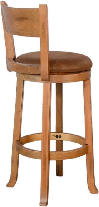 Sunny Designs™ Sedona Rustic Oak 30" Fullback Swivel Bar Stool-3