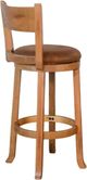 Sunny Designs™ Sedona Rustic Oak 30" Fullback Swivel Bar Stool-3
