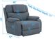 Catnapper® Dreamtime Steel Power Recliner with Power Adjustable Headrest-1