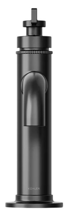 KOHLER® Castia™ Matte Black Single-Handle Bathroom Sink Faucet-1