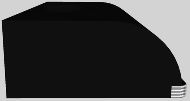 Vent-A-Hood® 30" Black Retro Style Under Cabinet Range Hood-1