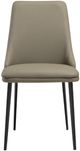 Armen Living Genesis 2-Piece Taupe Grey Dining Chair Set-1