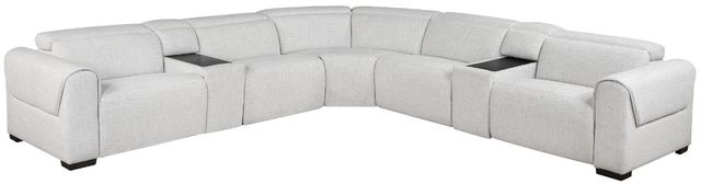 Homelegance® McPherson 7-Piece Cloud Modular Power Reclining Sectional with Power Headrest-0