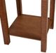 Stylecraft Norman Wyatt Home Cement Gray/Zebra Cherry Plant Stand-3